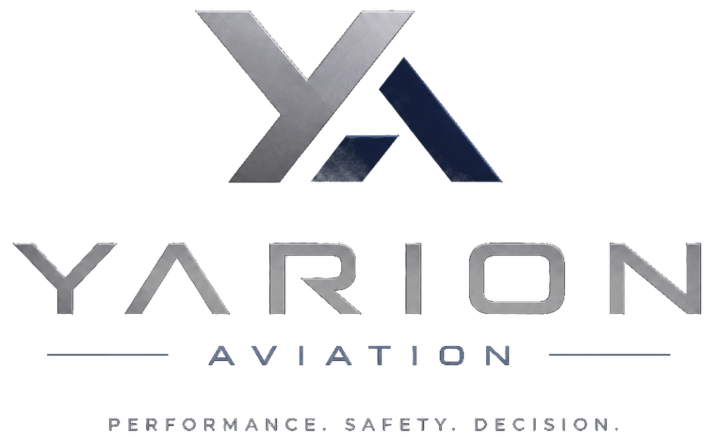 YARION Aviation — Performance. Safety. Decision.